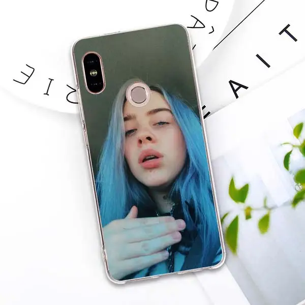 Силиконовый чехол Singer Star Billie Eilish для Xiaomi mi 9 8 A2 Lite Play mi x3 Red mi 6 6A Note 6Pro 7 Pro мягкий чехол для телефона из ТПУ - Цвет: 06