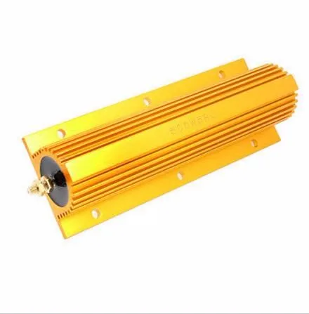 RXG24 500 Вт 0.01r мощный металлический корпус золотой алюминиевый чехол резистор 500 Вт 0.01ohm 5% резисторы 0.01R 500 Вт пользовательское значение