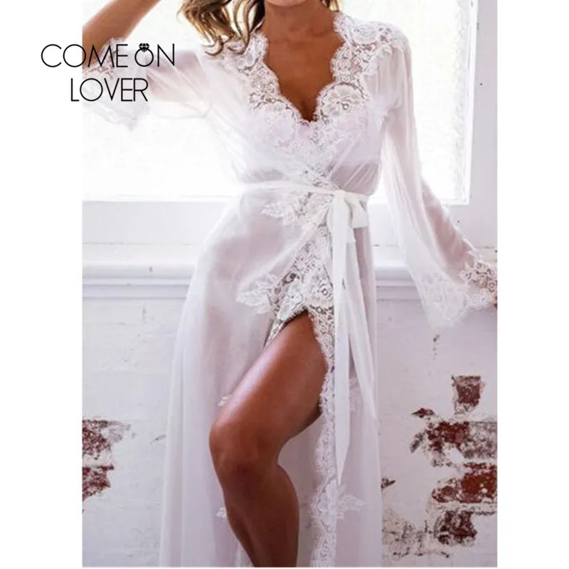 Comeonlover triсексуальное женское платье сексуальное нижнее белье длинные кружевные