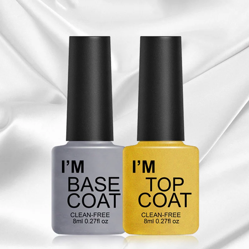 1 бутылка УФ-гель для ногтей длинный прочный верх/Базовое покрытие отмачиваемый