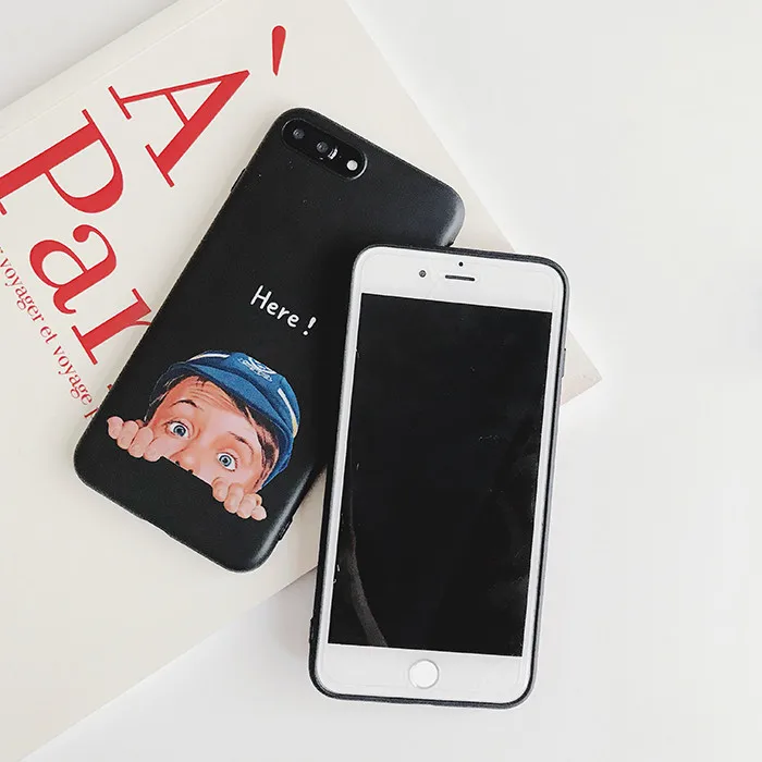 GlamPhoneCase Модный чехол для телефона девочек и мальчиков iphone X 7 7plus 8 8plus 6 6plus 6S 6splus