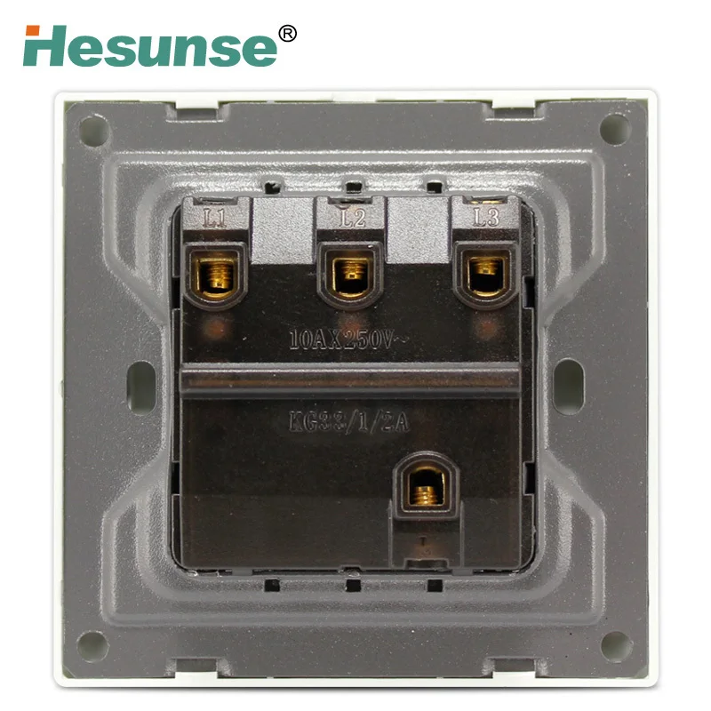 River Forest B1 elegant white series socket triple single control switch panel three |