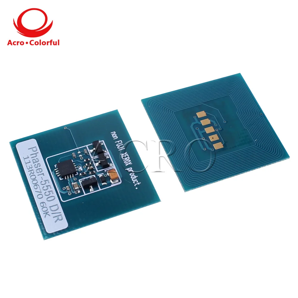 113R00668 Manufacture Refilled spare parts for Xerox Phaser 5500 laser printer Cartridge reset toner CHIP