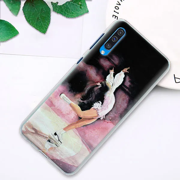 06 Чехол для телефона с фигурными коньками Go для samsung Galaxy A30 A50 A70 A80 A6 A8+ A7 A9 M10 M30 PC жесткий чехол - Цвет: 06
