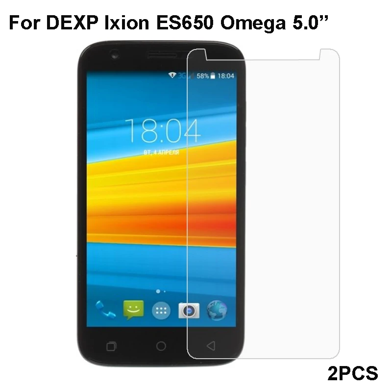 Закаленное стекло для DEXP Ixion ES650 9H Hard 2.5D Arc Edge прозрачная защита экрана с чистыми