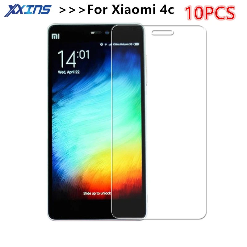 10 шт. закаленное стекло для Xiaomi 4c экран телефона защитная закаленная Защитная