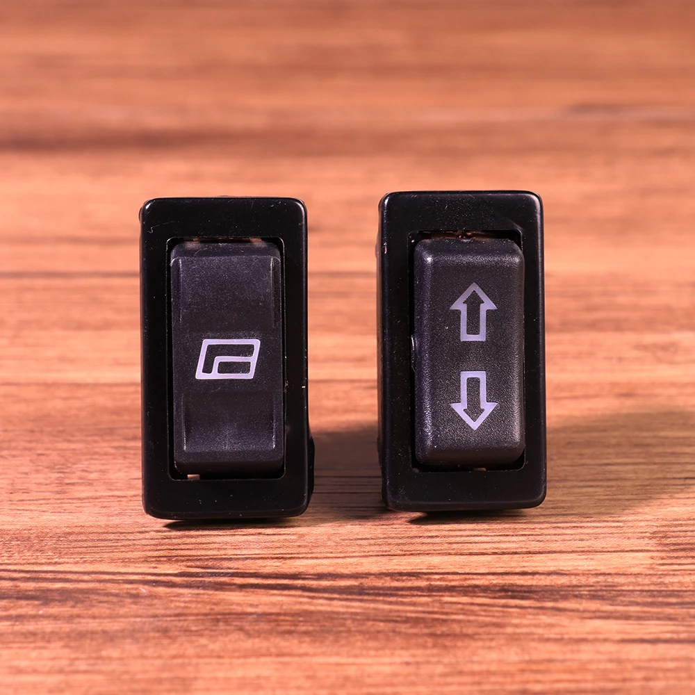 Черная двойная стрелка с самосбросом 5 контактов 12 В 30 А пластиковый