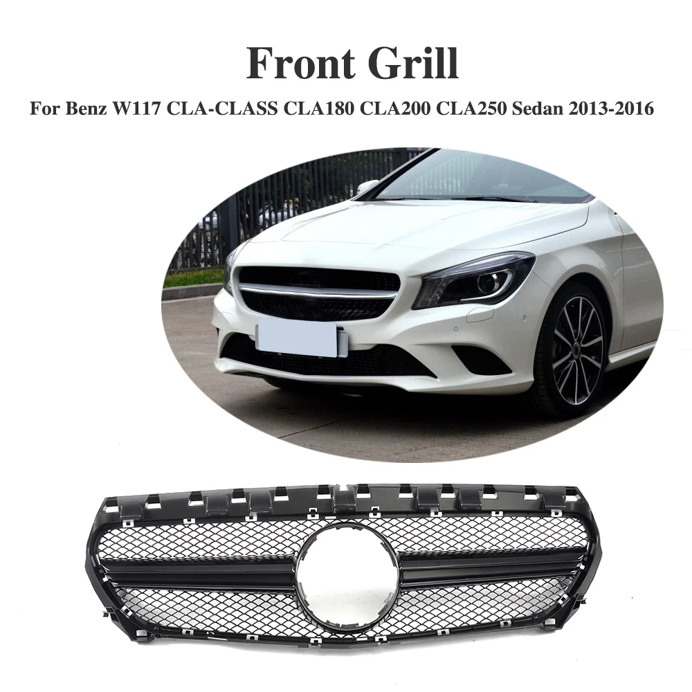 ABS передний бампер решетка крышки Накладка аксессуары для Mercedes Benz W117 CLA класс CLA180