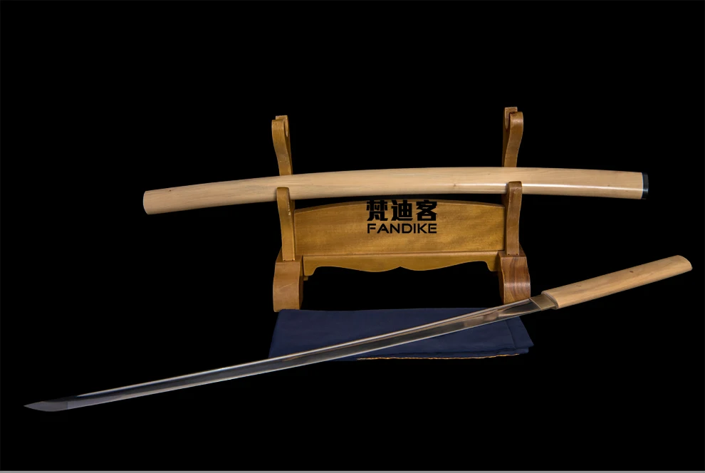 Полный Танг ширасая меч оружие гамон острые лезвия choji Hamon Blade Shirasaya Katana острый