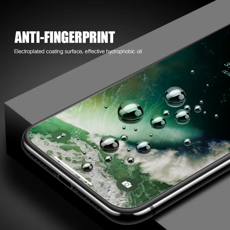 KINBOM для Iphone X 7 8 плюс 6 6splus закаленное Стекло фильм 6D две изогнутые поверхности