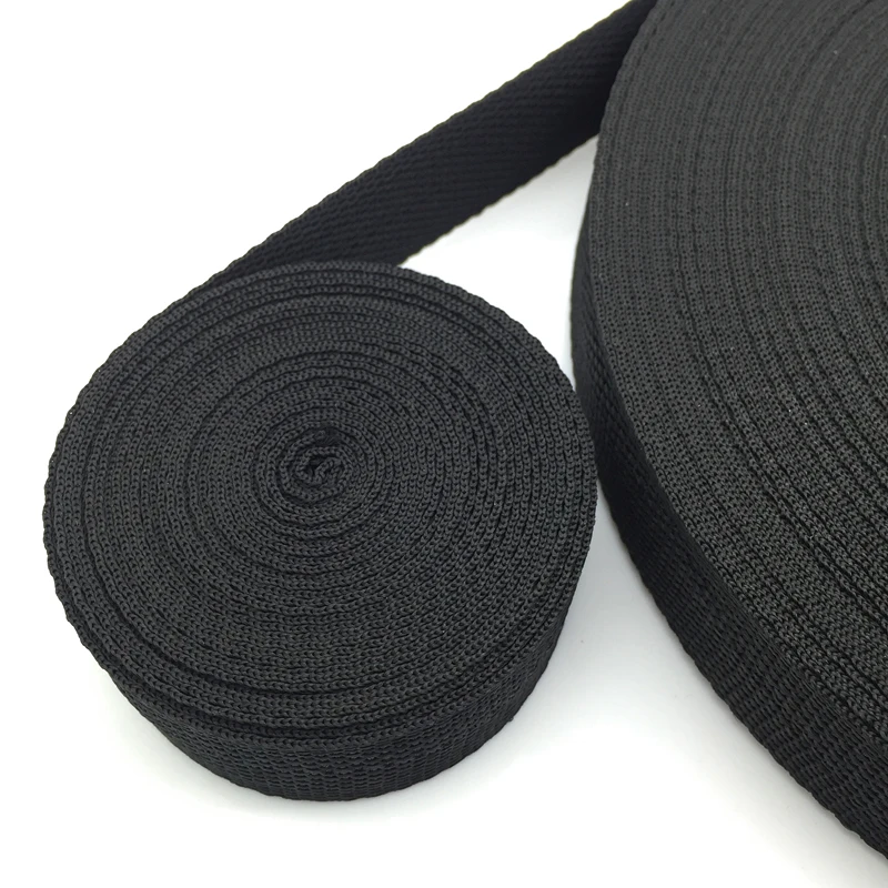 10mm Wide 10 мм, 15 мм, 20 мм, 25 мм, 30 мм, 38 мм, 50 мм, ширина, 10 ярдов, длина, ремень, нейлоновая тесьма, рюкзак, сумки для ремней, ремесла - Цвет: 10mm Wide