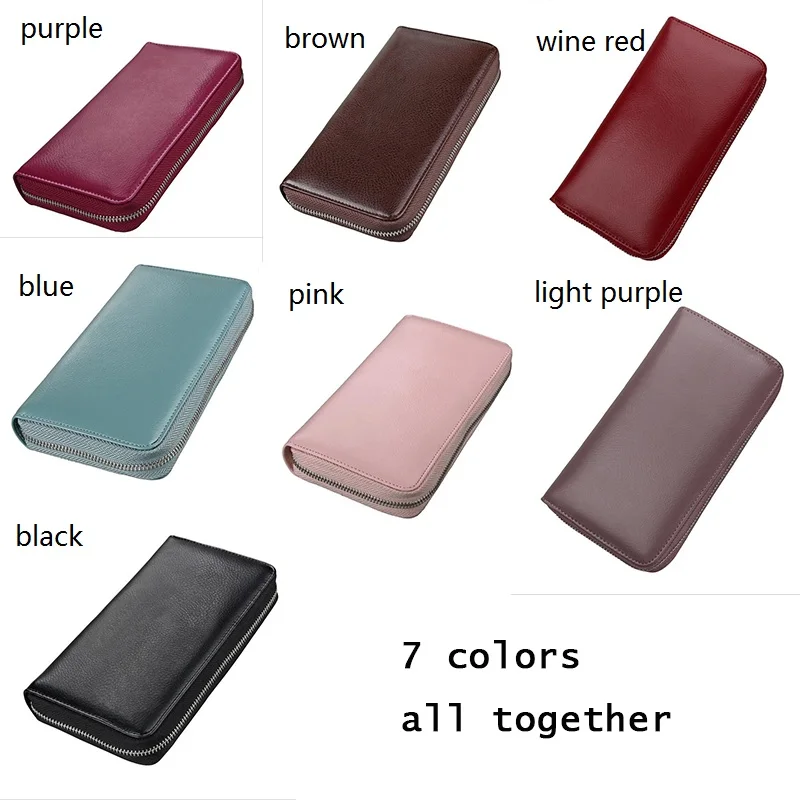 

Hot super large capacity Multifunctional Men Women ID/bank credit Card Holders Organ shape Leather Passport Pack wx150