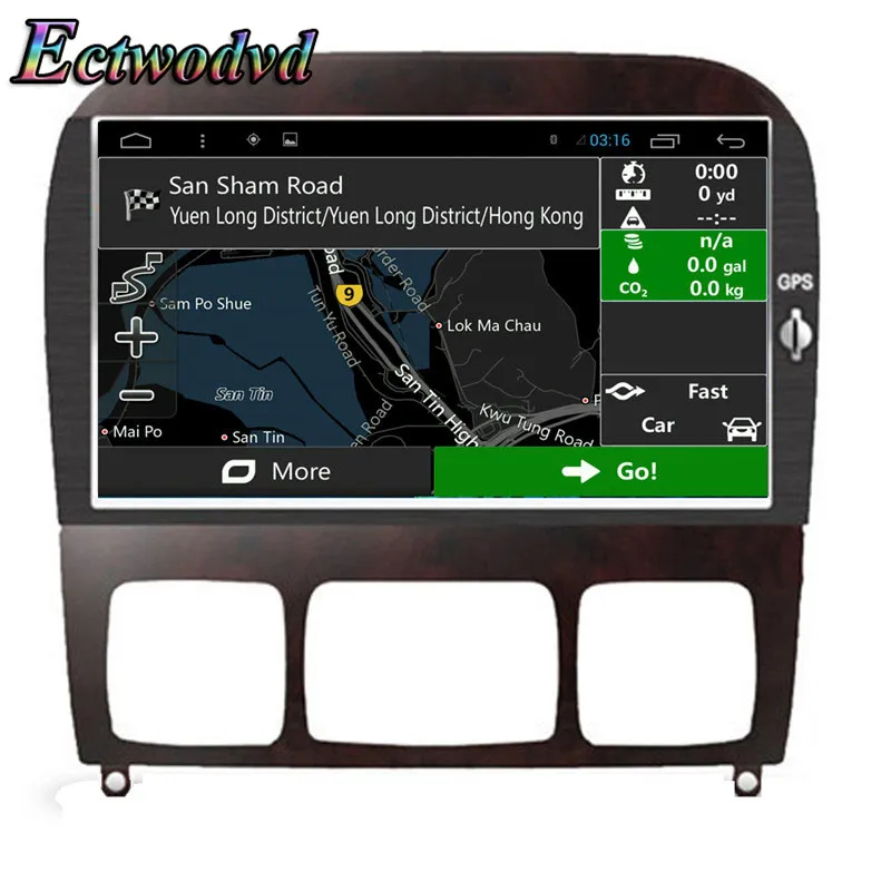 Ectwodvd Восьмиядерный Android 8 1 Автомобильная dvd навигационная система Радио для Benz S