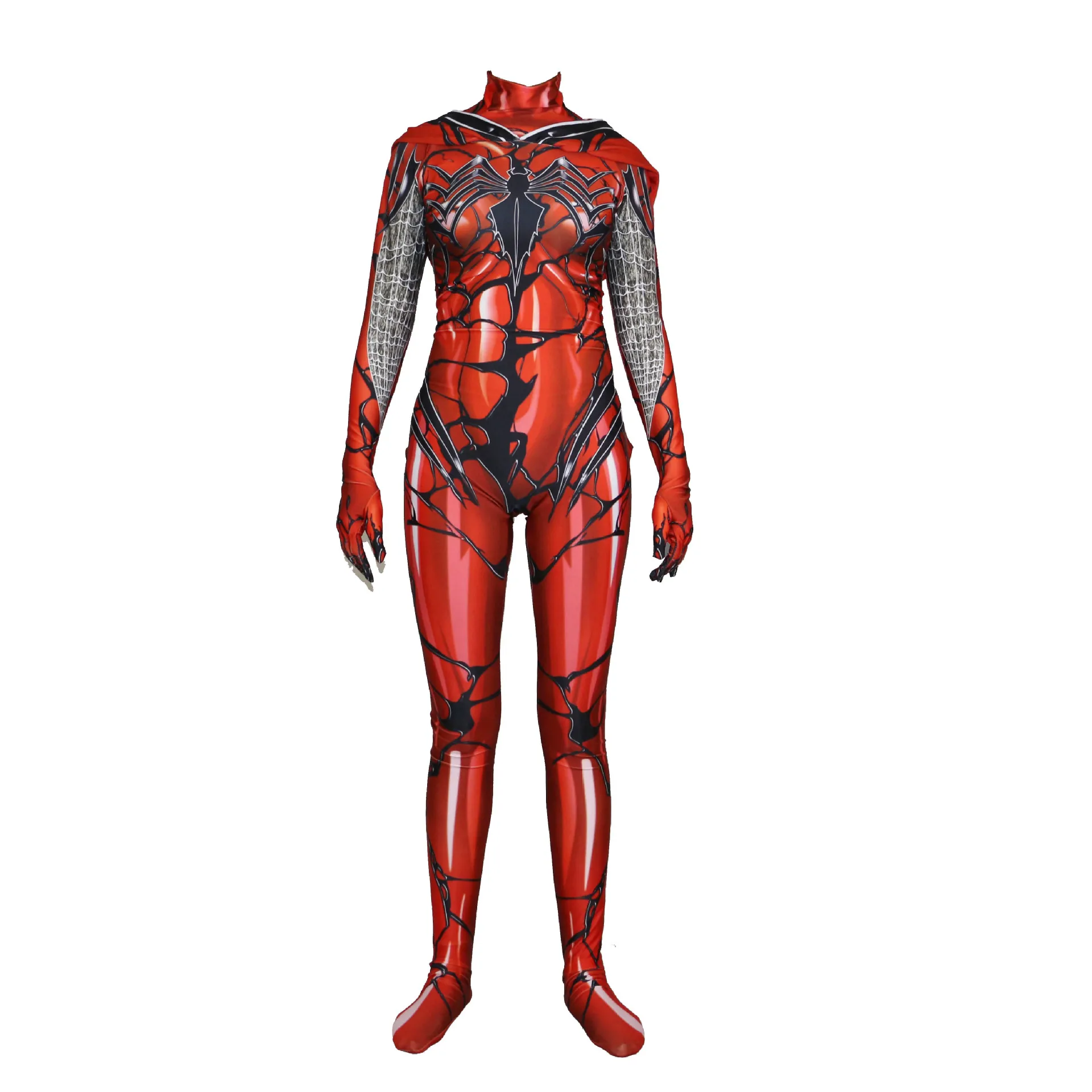 Веном Эдвард Брок Гвен Стейси колготки Косплей Костюм Zentai черный человек паук