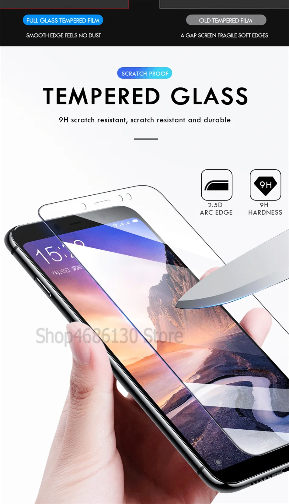 2 шт 9H закаленное стекло для Xiaomi Redmi 5 Plus Note 5 6 Pro Защитное стекло для Redmi 6 Pro 6A Note 5 6 защитное стекло
