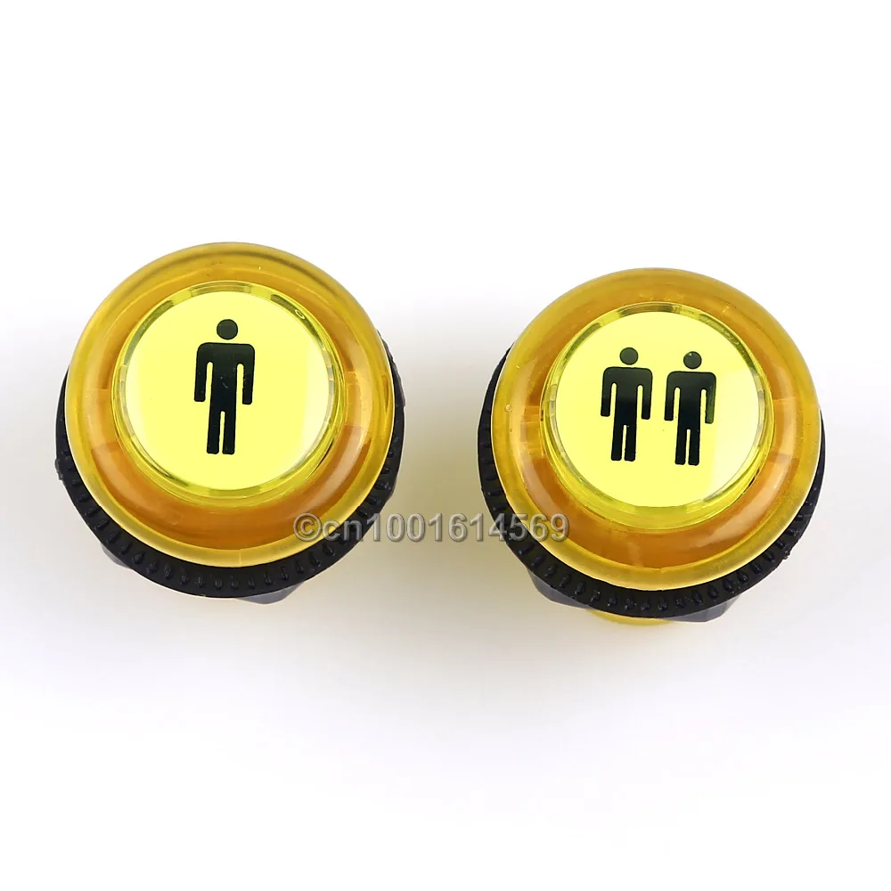 Старт Аркады со светодиодной подсветкой комплект нажимных кнопок часть 1 игрока