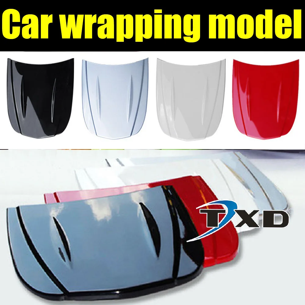 Модель капота автомобиля 30*26 см пленка для наклейка без рисунка 5 шт./лот |