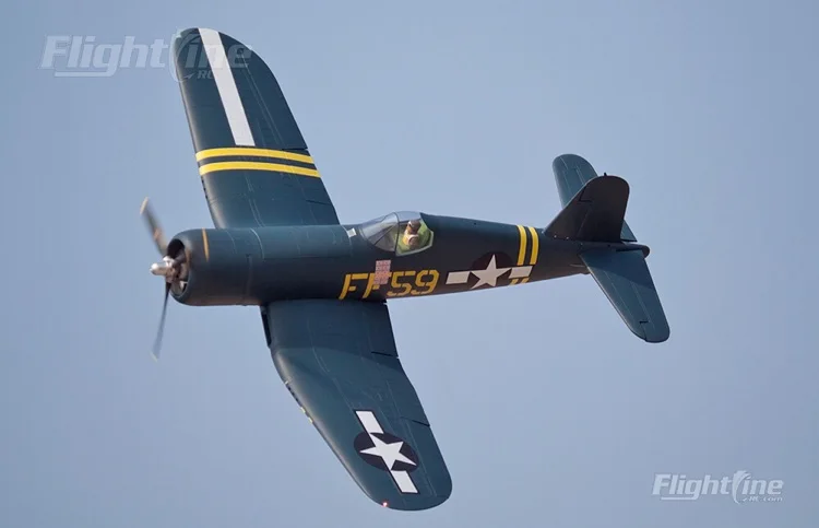 Flightline Corsair span RC пропеллеры PNP &quotBubble Top&quot и &quotBirdcage&quot 1600 мм (63&quot|Радиоуправляемые