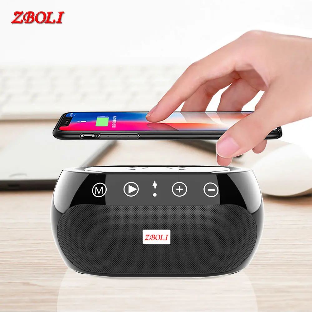 ZBOLI X20 многофункциональное Qi Беспроводное зарядное устройство для iPhone 8 X XR XS Max