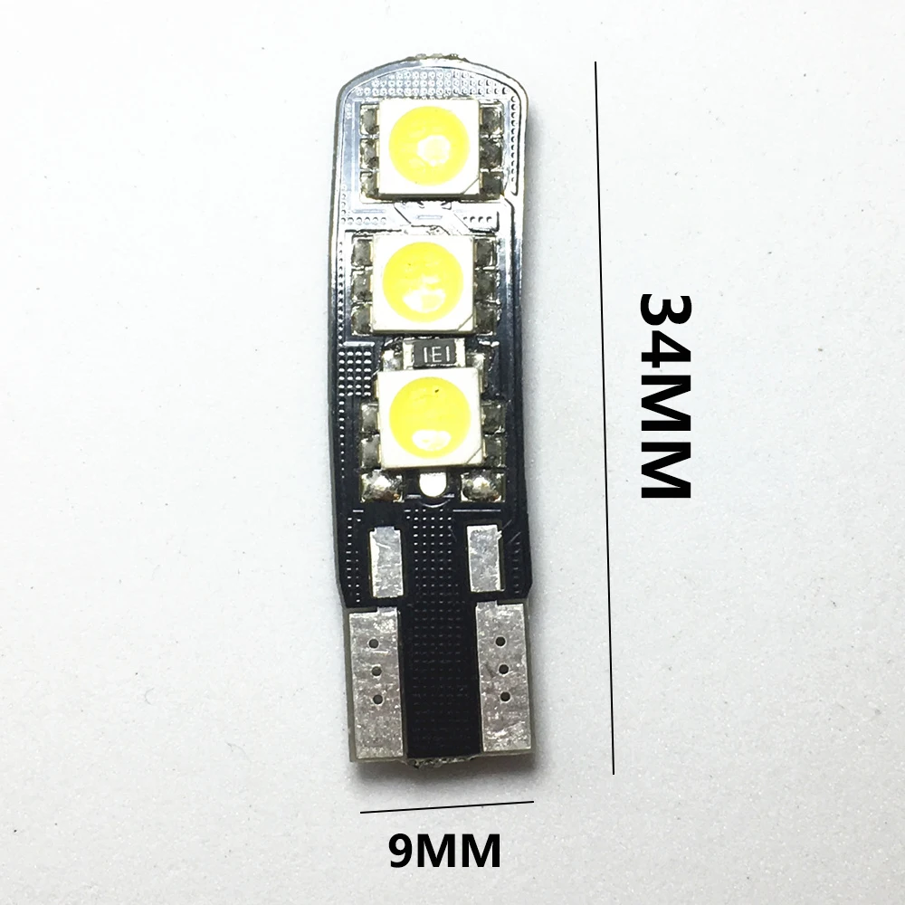 1 шт. светодиодный двойной светильник T10 W5W SMD 5050 194 168 Canbus без ошибок | Автомобили и