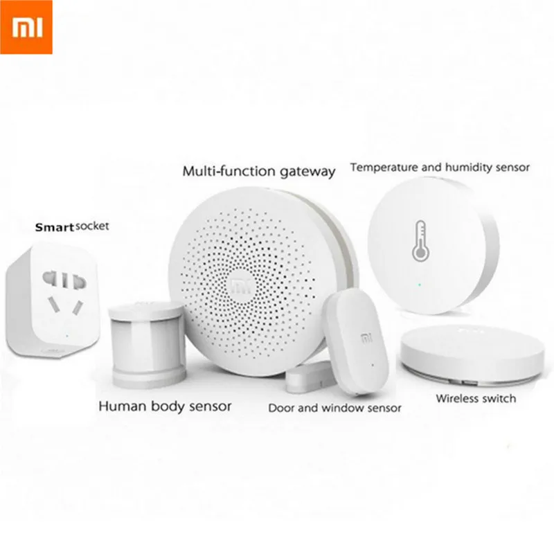 6pcs set Xiaomi умный дом датчик движения комплект шлюз двери окна датчик человеческого тела беспроводной переключатель Многофункциональный - Цвет: 6pcs set