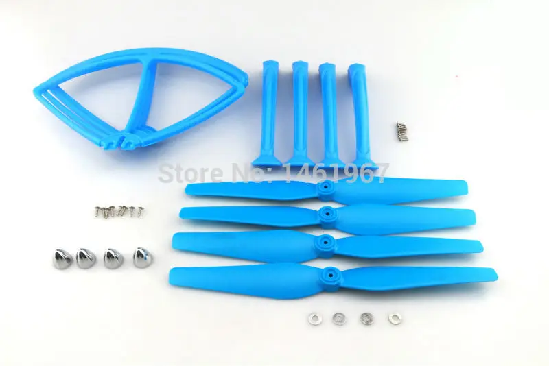 2 set /lot Propellers Blades Protecting Frame Landing Gear Set for RC Quadcopter Syma X8C X8W X8G X8HC X8HW X8HG Drone Parts | Игрушки и