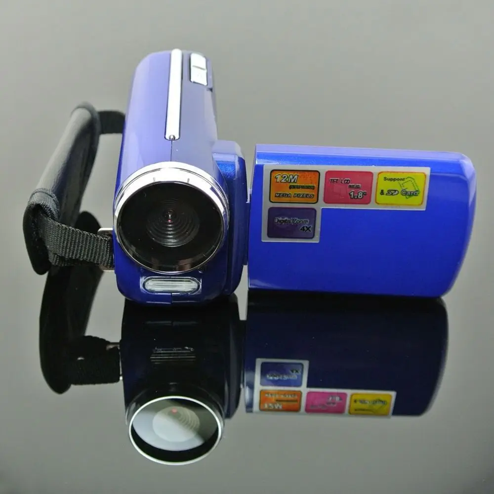 Классная Мини Цифровая видеокамера DVR 12MP 4xZoom 1 8 &quotLCD Дети Рождественский подарок