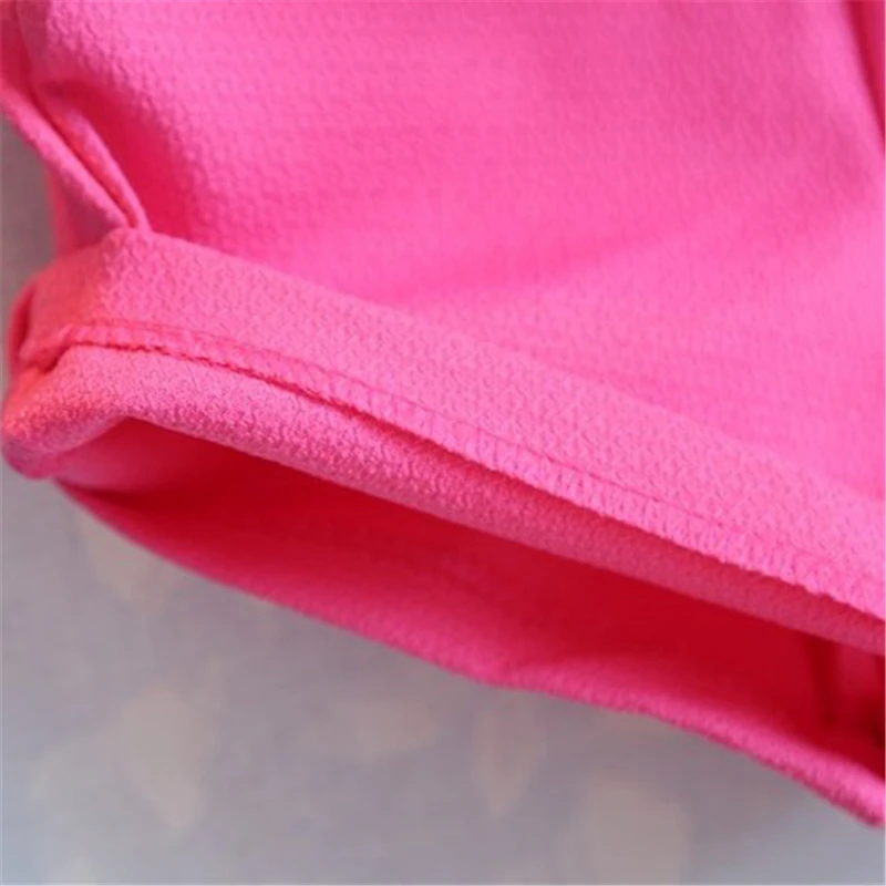 Летняя Модная рубашка в черно белый горошек для маленьких девочек топы розовые