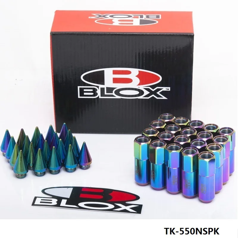 Автомобильные Колесные гайки Blox M12X1.5/M12X1.25 шипы алюминий 60 мм удлиненный тюнер