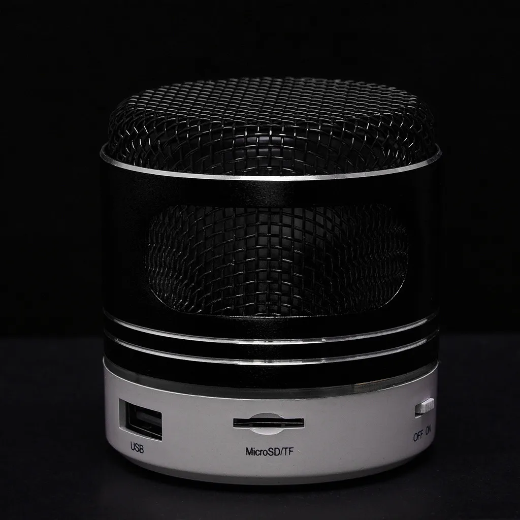 Мини Bluetooth динамик USB светодиодный беспроводной портативный музыкальный