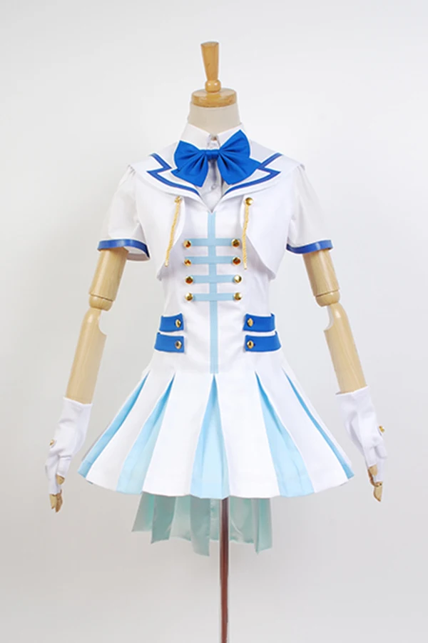 LoveLive! Косплей Нико язава костюм полный комплект униформы Черный Хэллоуин