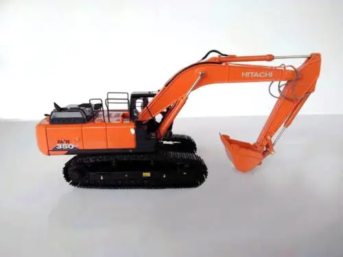 Редкий! Гидравлический Экскаватор Hitachi модель литья под давлением масштаб 1/50