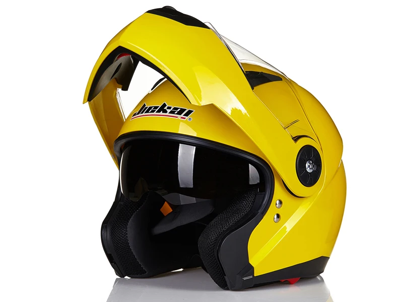 Мотоцикл JIEKAI шлемы с двойным козырьком из углеродного волокна Moto Casco модульный откидной шлем DOT одобренный 115 гоночные мотокроссные шлемы