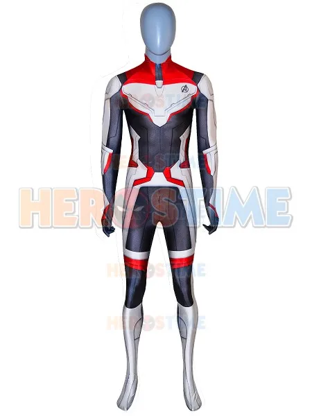 2019 Endgame Quantum Realm Cosplay Costume Spandex 3D Print Cosplay Zentai Suit for Halloween Party Adult Kids