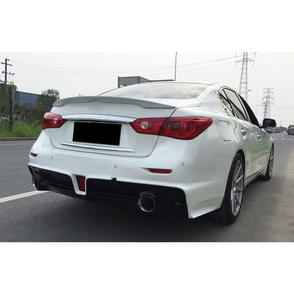 PP Комплект переднего бампера комплект насадок exhuast для Infiniti Q50 автомобильные