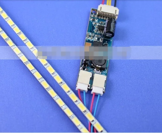 

10pcs 22 inch wide Dimable LED Backlight Lamps Update kit Adjustable LED Light For LCD Monitor 2 LED Strips Free Shipping