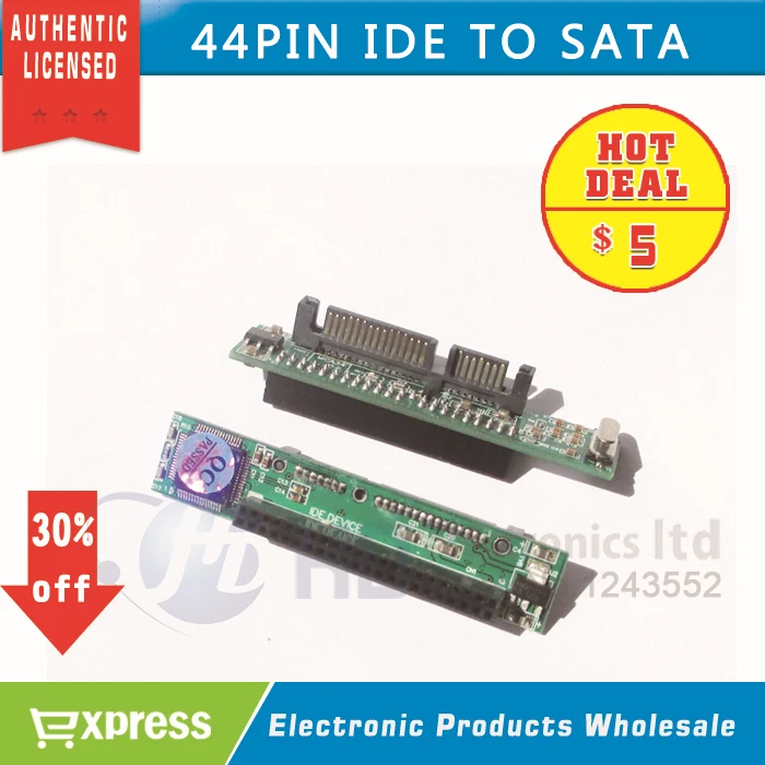 Адаптер 44pin 2 5 &quotдля жесткого диска адаптер SATA с разъемом Female to 7 + 15pin 