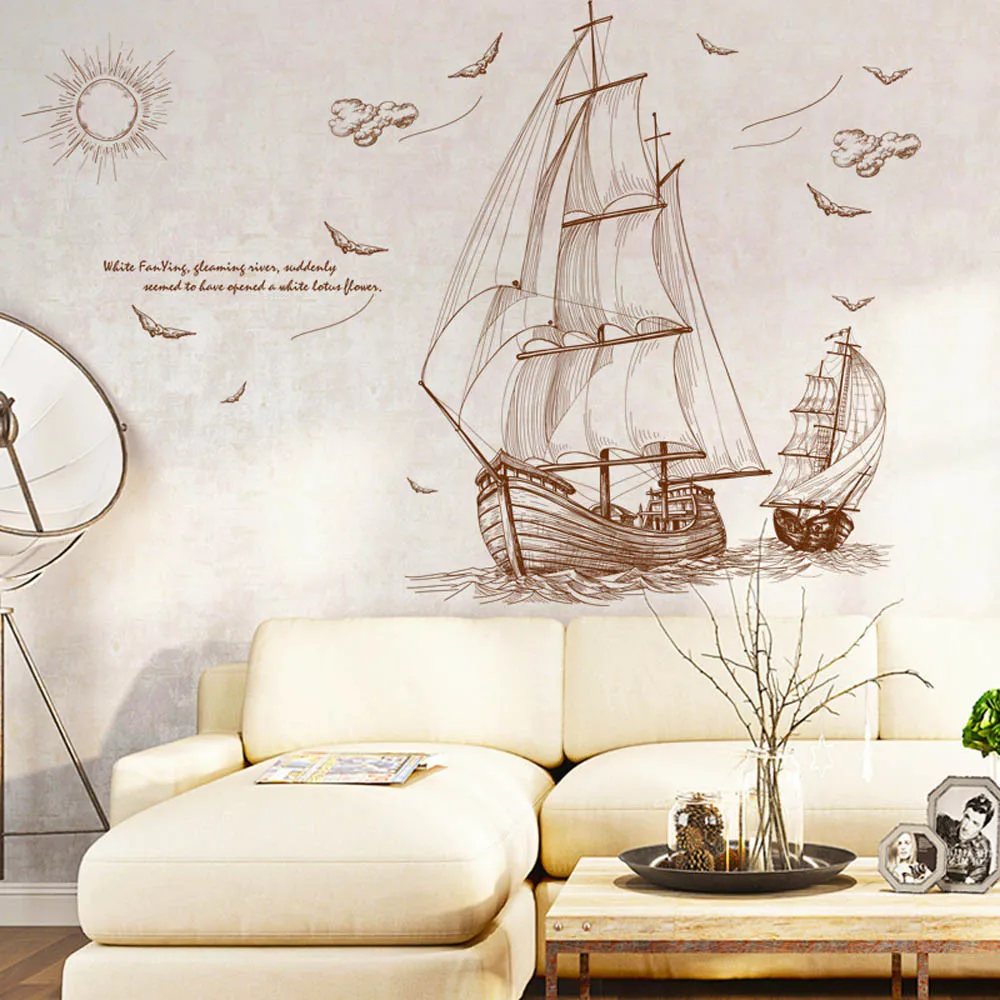 

New Creative DIY Removable Wall Stickers Decoration Decal Family Home Sticker Mural Art Room Decor Beautiful stickers muraux A70