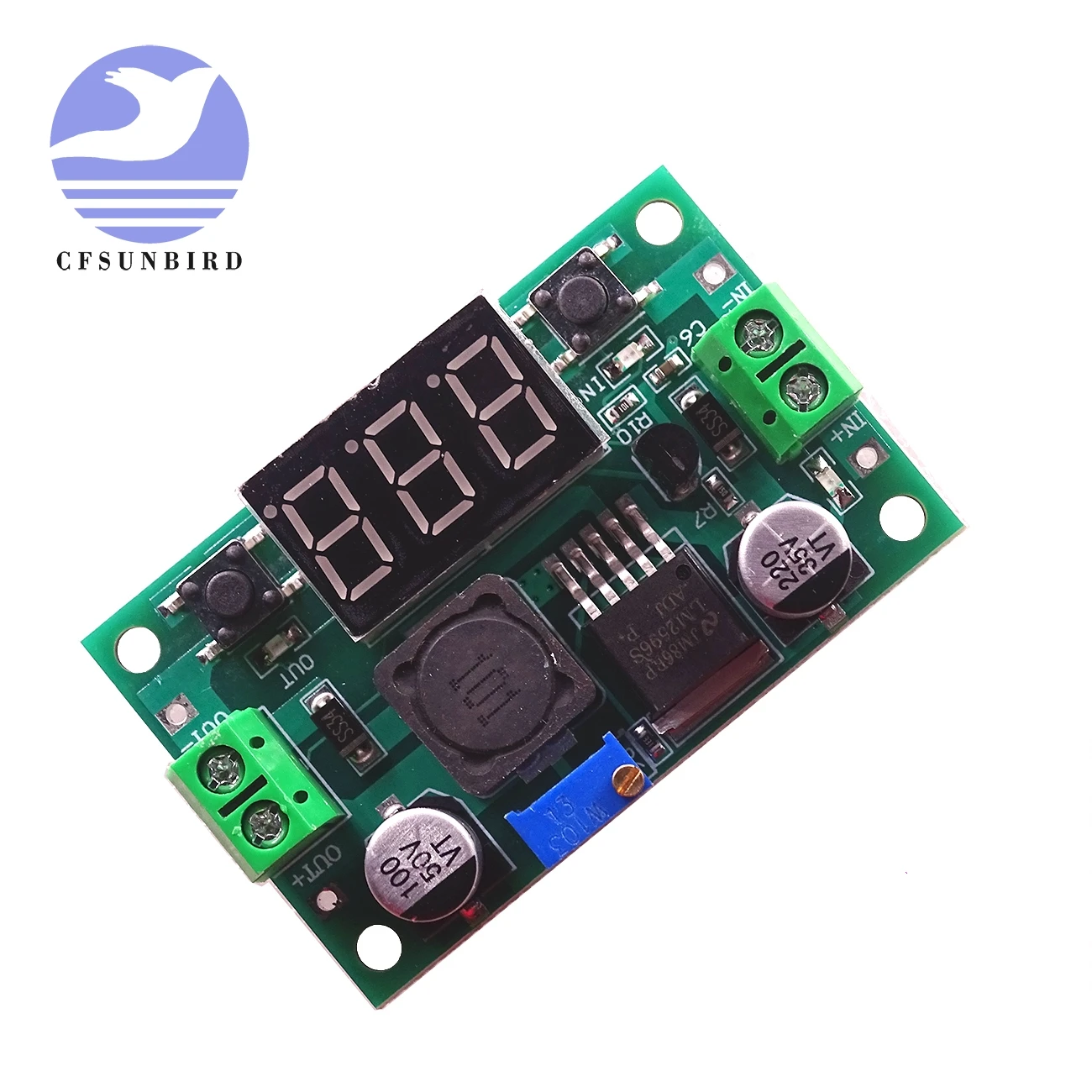 Дешевый LM2596S LM2596 DC 4 0 ~ 40 до 1 3 37 V Регулируемый понижающий модуль питания +