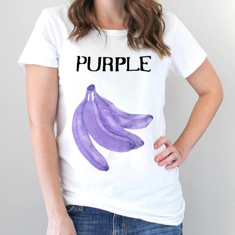Women Fashion Fruits Summer T-shirt Funny Casual Short Sleeve Tops | Женская одежда