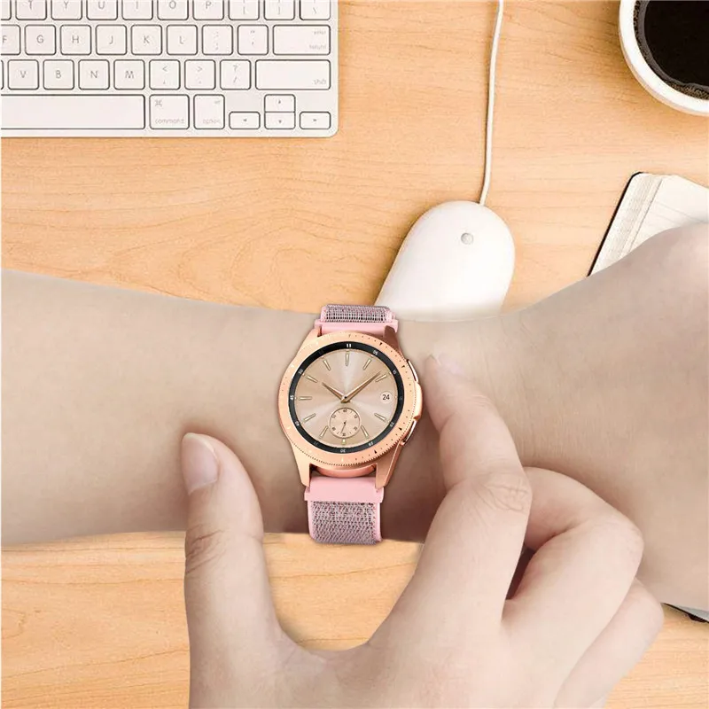 22 мм 20 для Samsung Gear sport S2 S3 Frontier Classic Band huami amazfit bip ремешок huawei GT 2 galaxy watch active 42 46 |