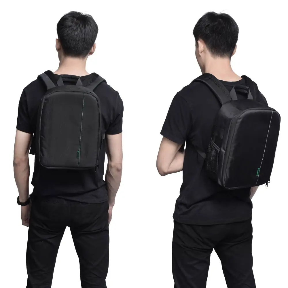 Camera bag Waterproof Digital DSLR Photo Video Bag Case Padded Backpack + Mini Lock for Nikon Canon Flash Light | Электроника