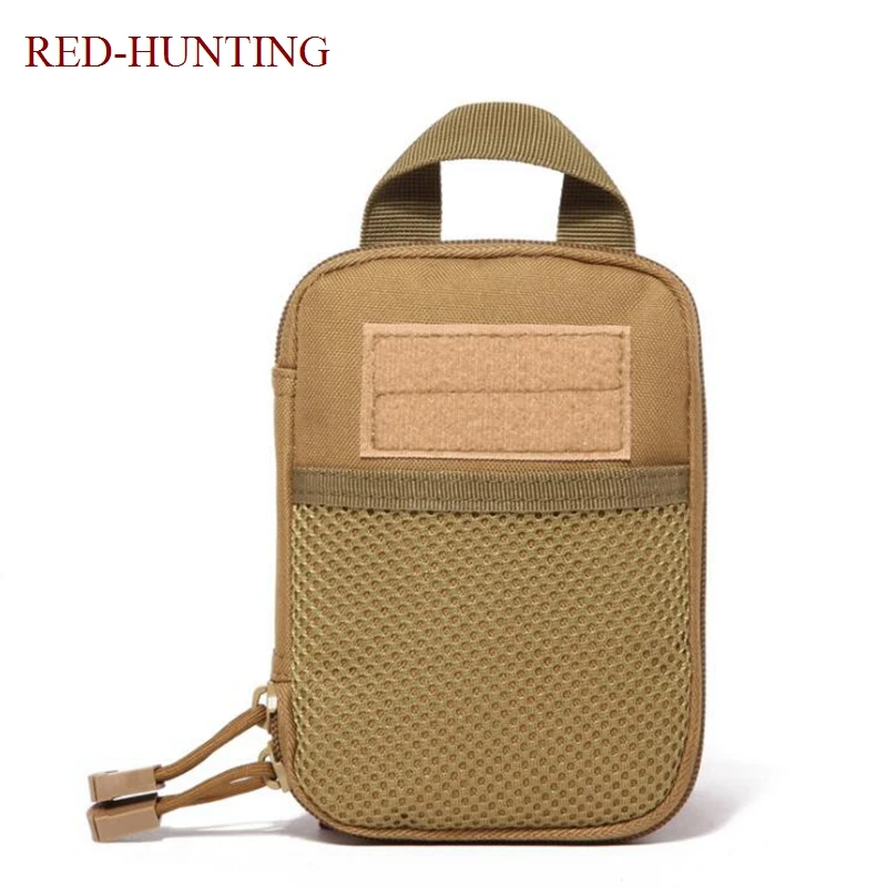 Tactical Mesh Molle EDC Pouch Hunting Waist Tools Accessory Pouches for Flashligh Mag | Спорт и развлечения