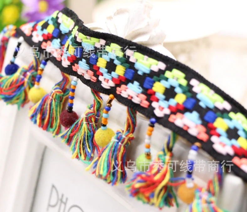5 ярдов/партия ручные бусины для волос|tassel fringe|fringe tasselbeaded tassel fringe |