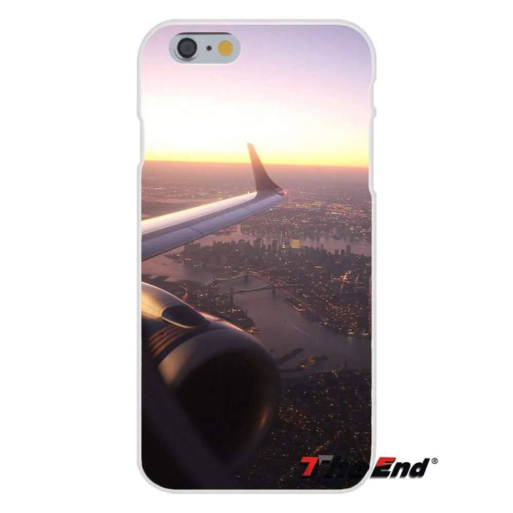 Силиконовый чехол для телефона Samsung Galaxy A3 A5 A7 J1 J2 J3 J5 J7 2015 2016 2017 Amazing Plane With Sunset Glow Theme