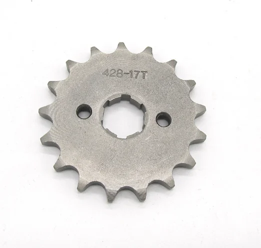 Inner Diameter 20mm 17mm 17T 13T 18T 428 Chain Front Sprocket Cog 17 tooth front sprocket small flywheel | Автомобили и мотоциклы