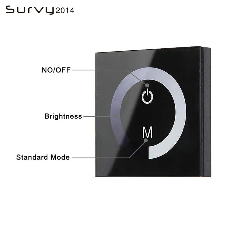 Светодиодный контроллер Pannel Smart Switch светодиодный сенсорный диммер. 12 V 24 Один Цвет