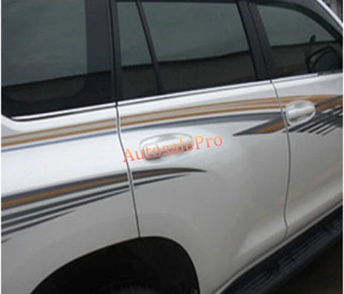 Нержавеющей внизу окна Рамки подоконник отделки 6 шт. Обложка для Toyota Prado FJ120 2003 2004 2005 2006 2007 2008 2009