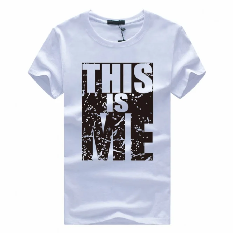 KUYOMENS мужские футболки размера плюс с коротким рукавом Повседневная Мужская Camiseta