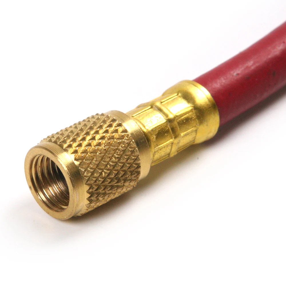 Durable R134A R12 R22 Car Air Conditioning Oil/Dye 2 Oz Injector Tool 1/4&quot Pure Liquid Refrigerant Oil Filling Tube Ship From RU |